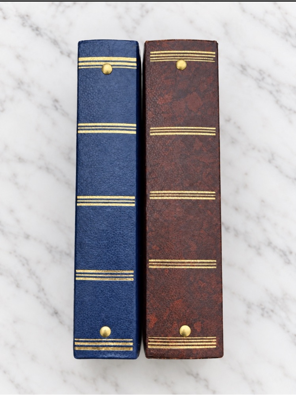 Hallmark Blue and Brown Decorative Coffee Table Book Set